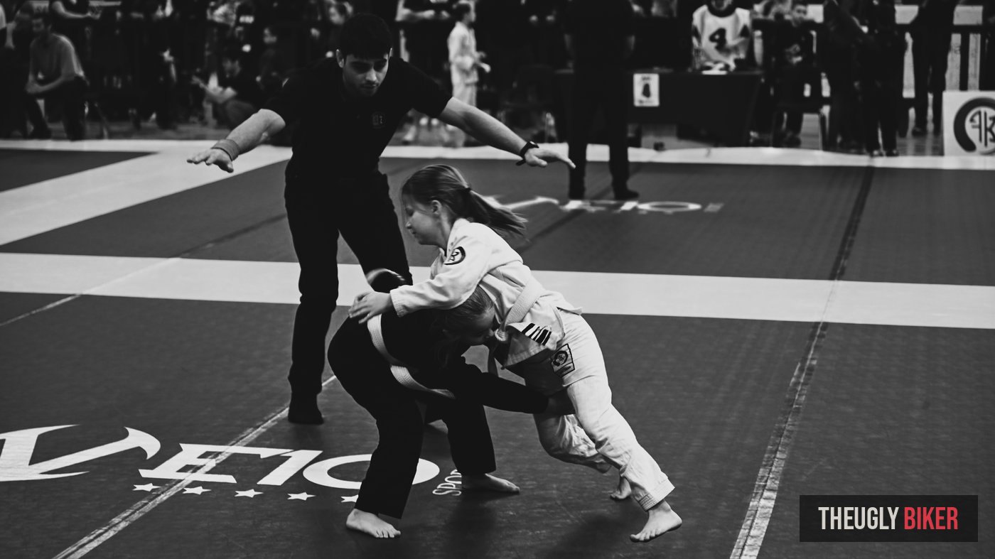 BJJ competition throw